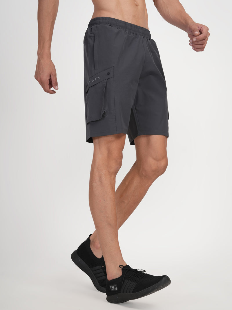 men's cotton cargo shorts | Olwen Apparel