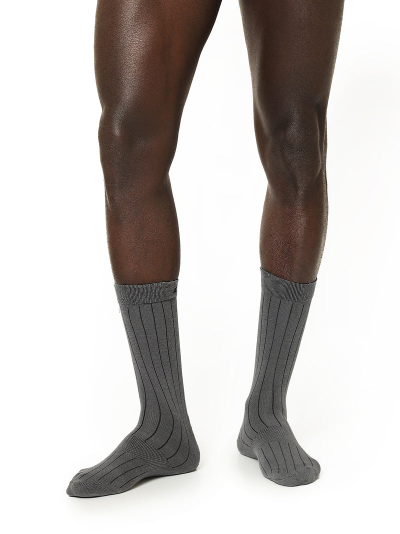 Calf - Rib Socks